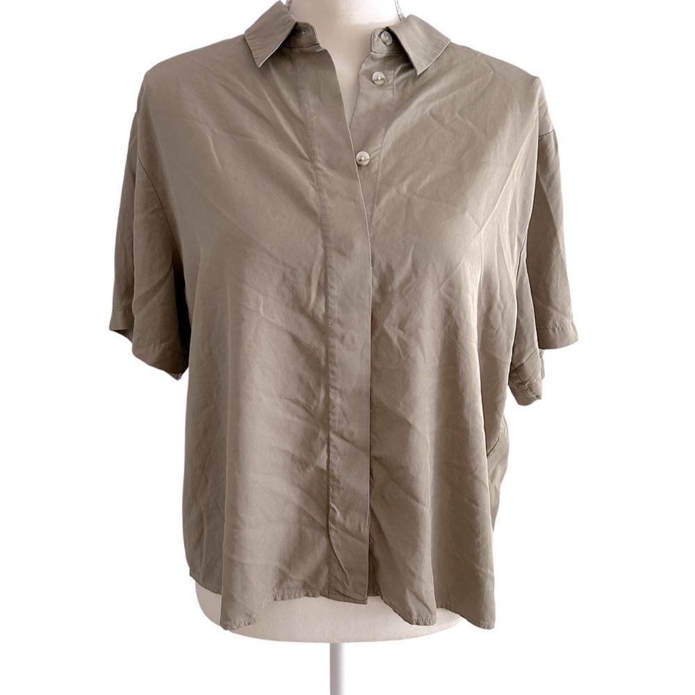 Samsoe Mina Shirt Blouse Size Large - Picture 5 of 9